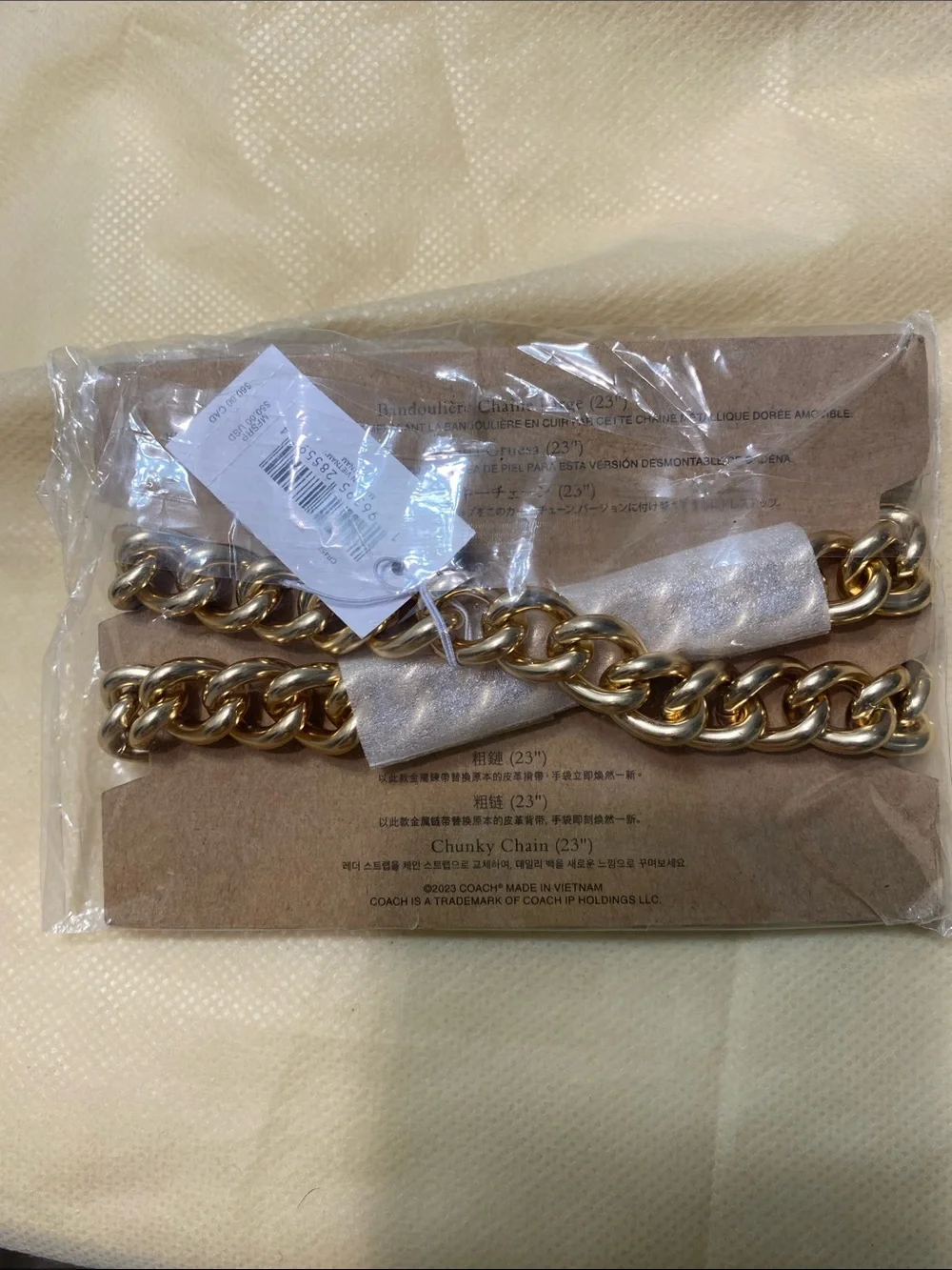 Coach Chunky Chain Strap